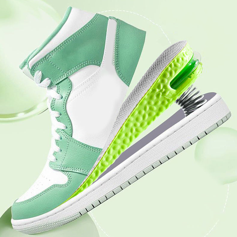 Comfortable Insoles with Air Cushion and Height-Increasing Effect