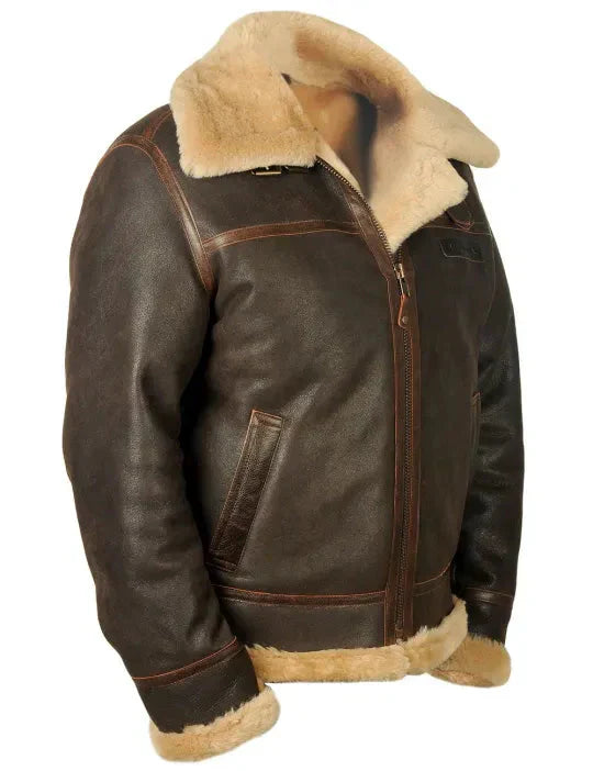 SHEEPSKIN BOMBER JACKET
