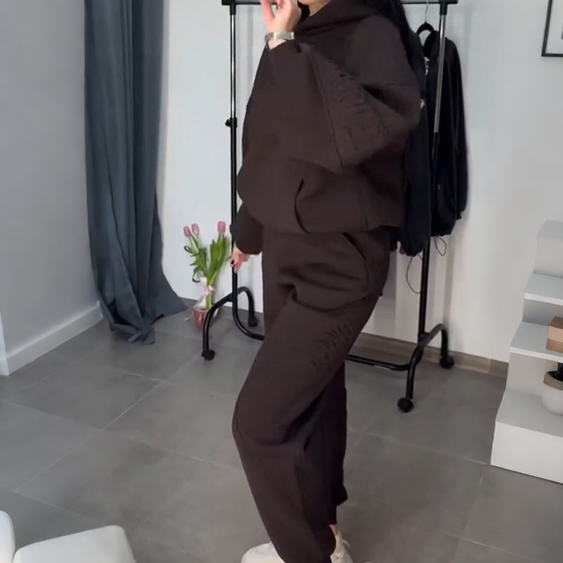 Women's 2-Piece Hooded Tracksuit Set