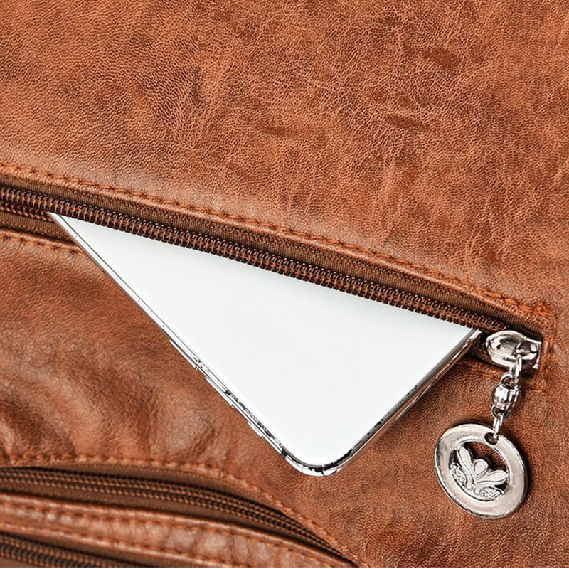 Convertible Multi-Pocket Shoulder Bag for Women