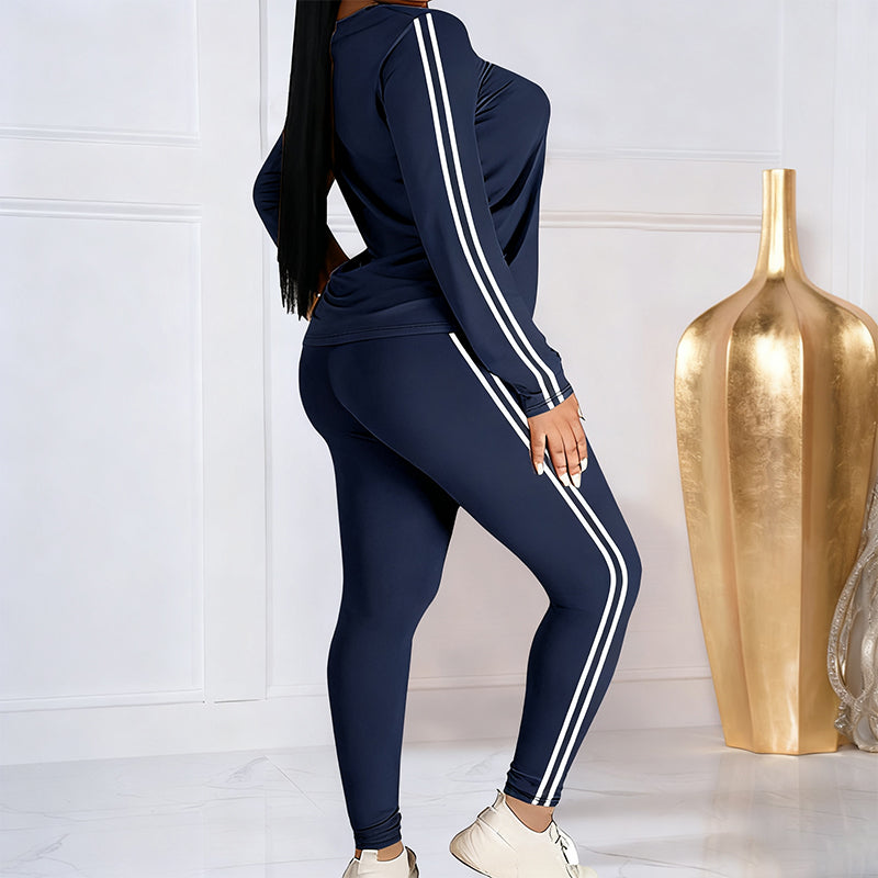 Women's 2-Piece Long Sleeve Tracksuit Set
