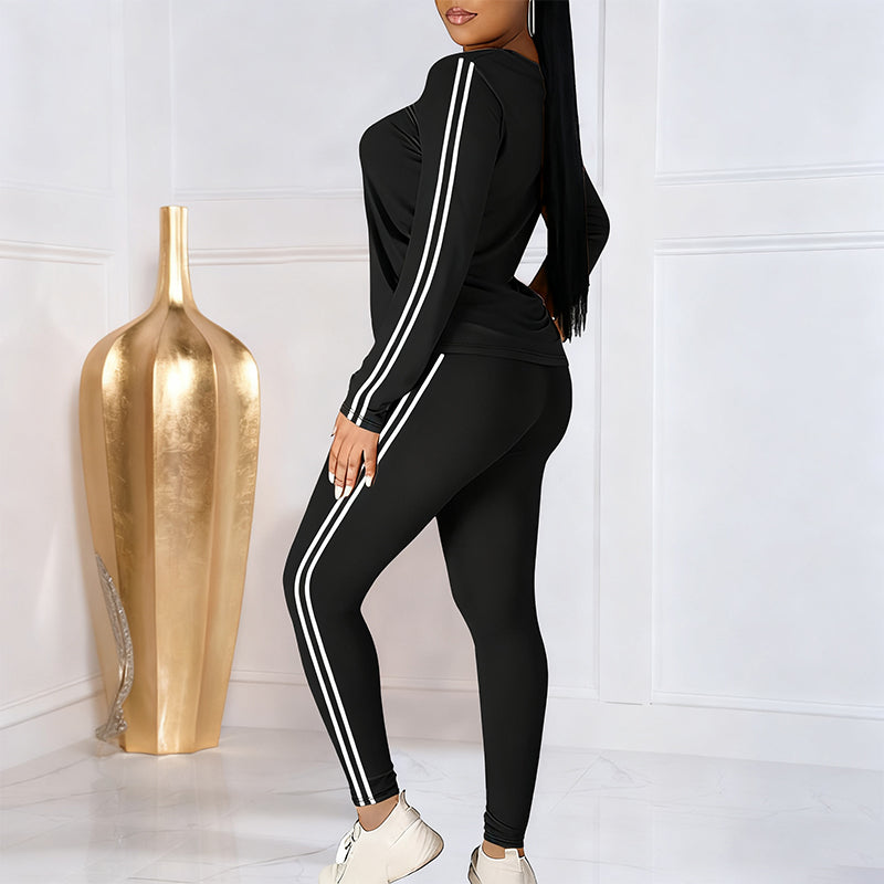 Women's 2-Piece Long Sleeve Tracksuit Set