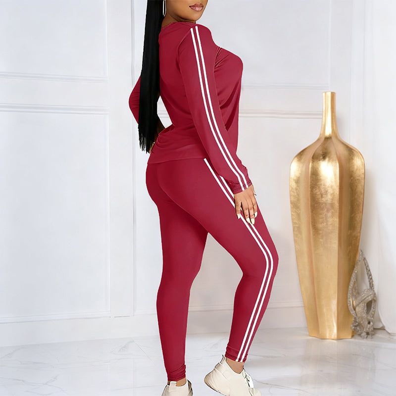 Women's 2-Piece Long Sleeve Tracksuit Set