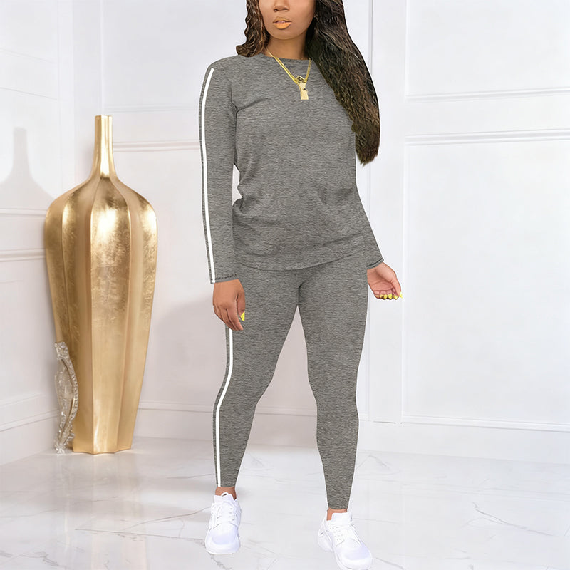 Women's 2-Piece Long Sleeve Tracksuit Set