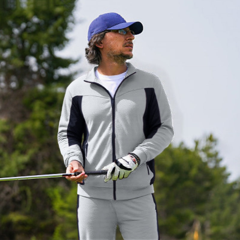 Men's Full-Zip Running Jacket & Pants 2-Piece Set