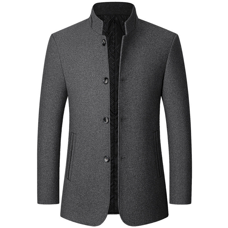 Men's Classic Stand Collar Jacket