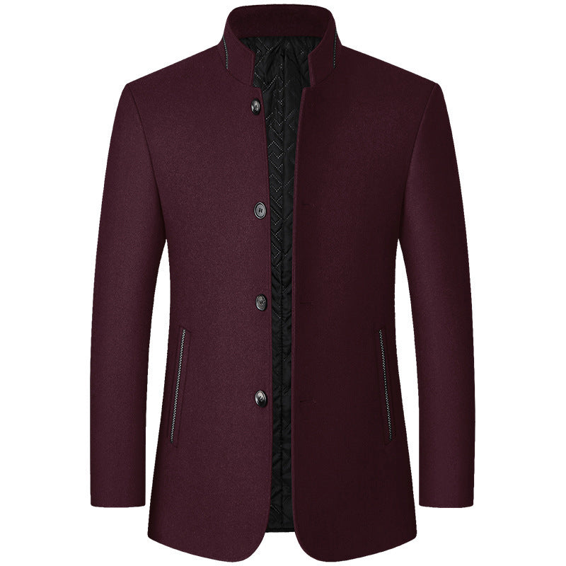 Men's Classic Stand Collar Jacket