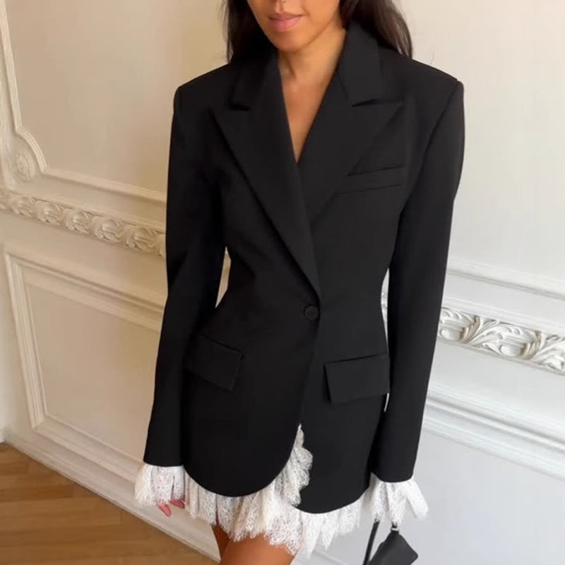 Women's Long Sleeve Blazer Dress