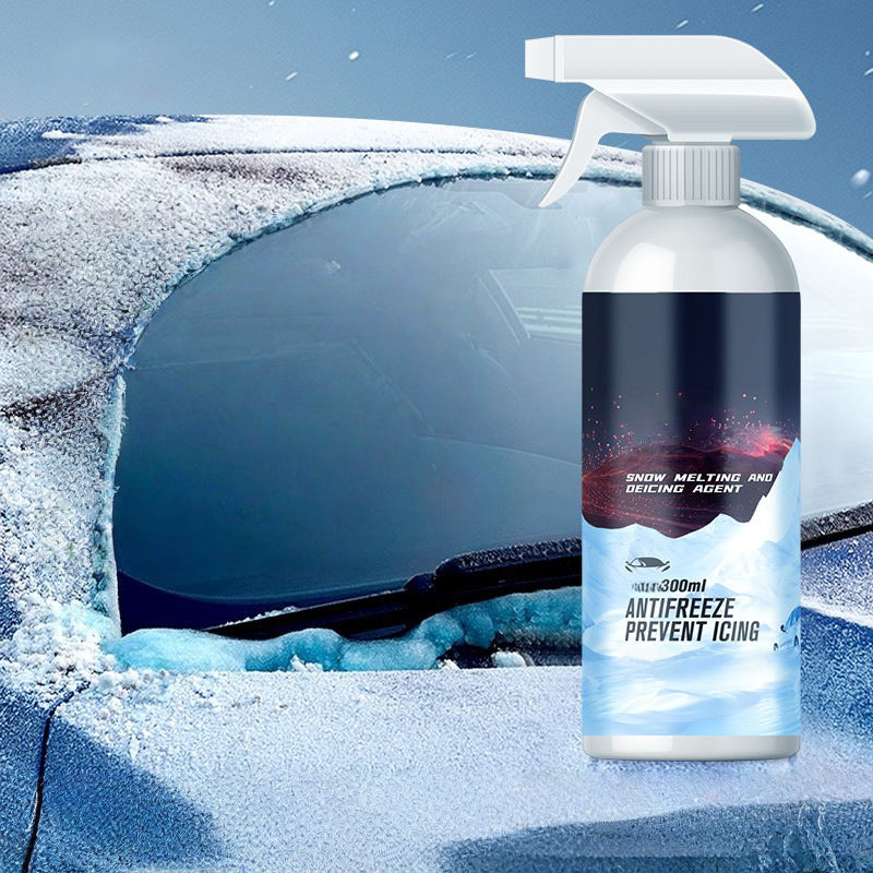 Powerful De-icing Spray for Car Windshields