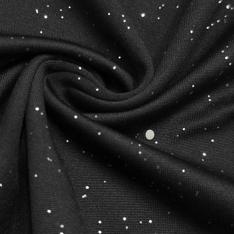 Women's Lace Off The Shoulder Glitter Long Sleeve Top