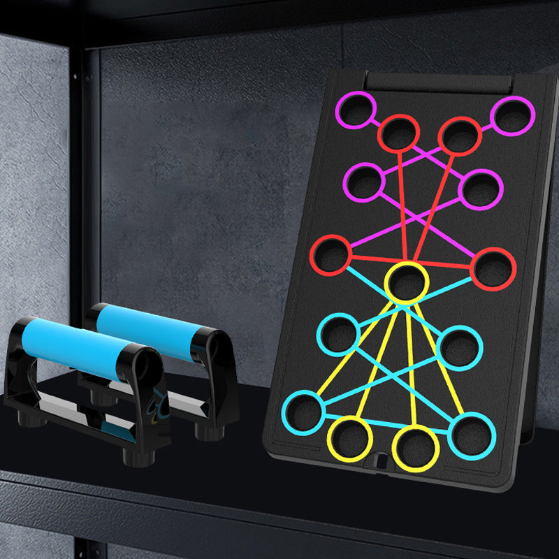 Foldable & Multi-functional Pushup Board for Workout
