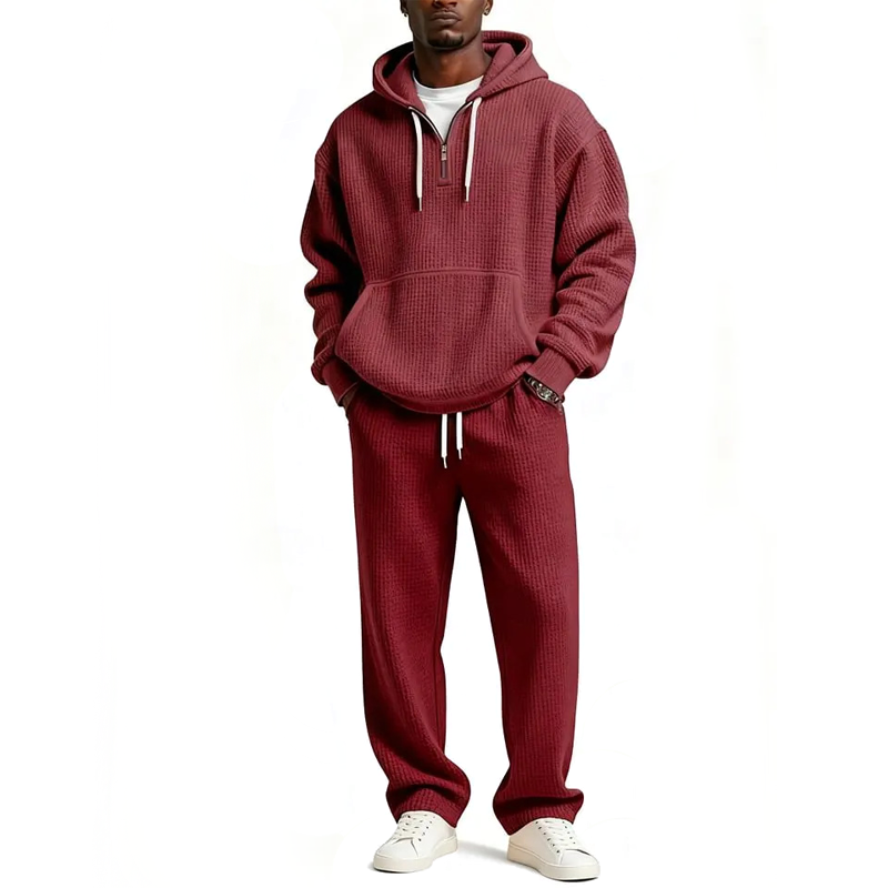 Men's Hooded Pullover & Sweatpants Set