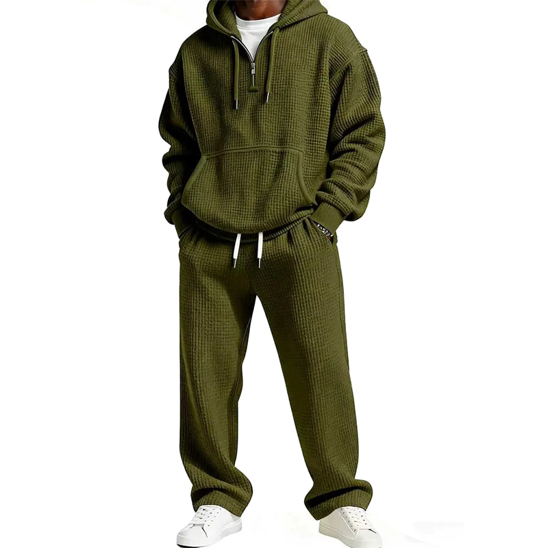 Men's Hooded Pullover & Sweatpants Set