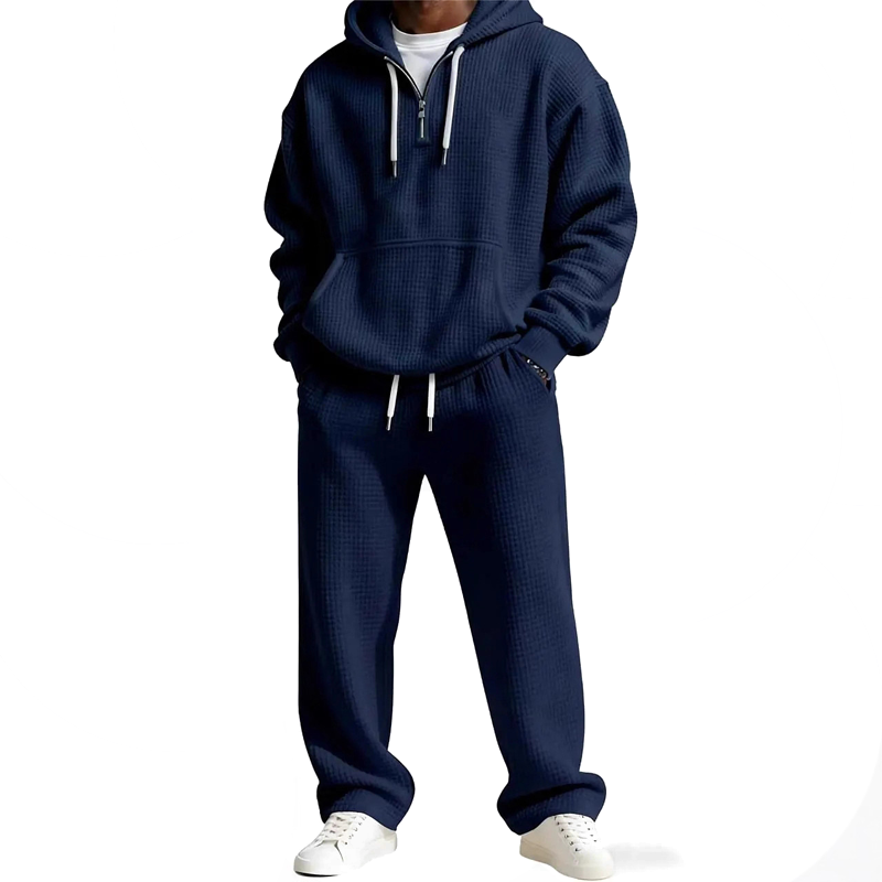 Men's Hooded Pullover & Sweatpants Set