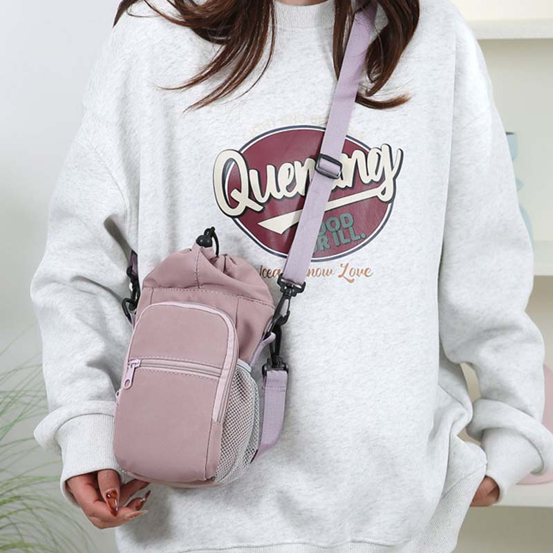 Multi-Functional Water Bottle Carrier Bag with Pockets