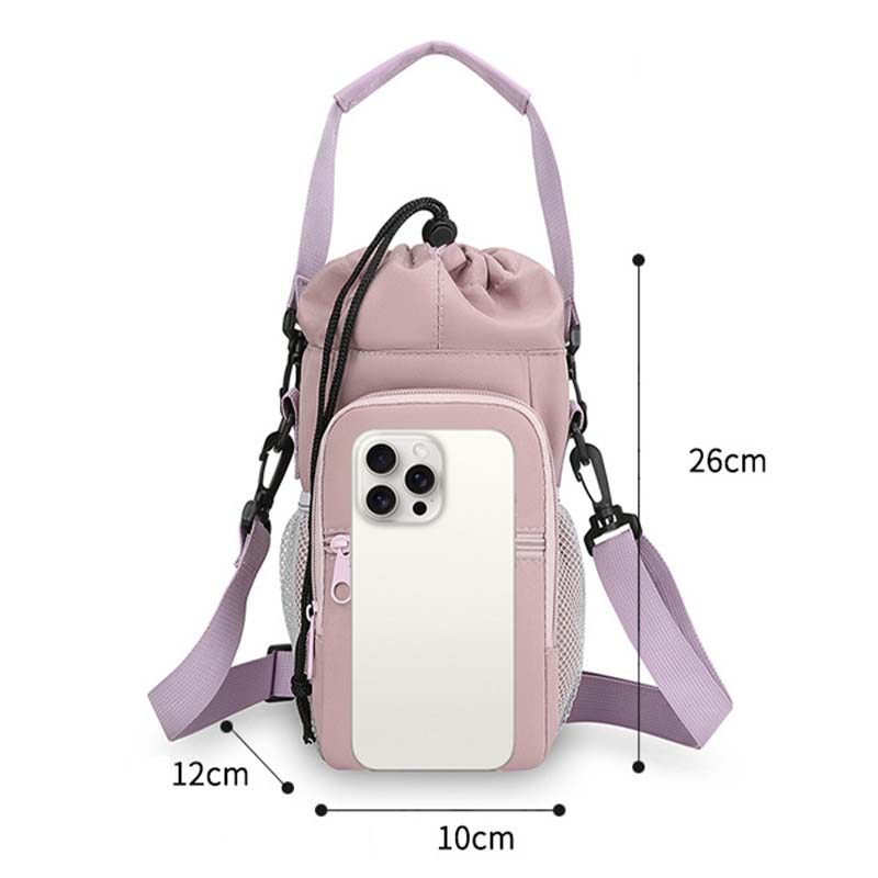 Multi-Functional Water Bottle Carrier Bag with Pockets