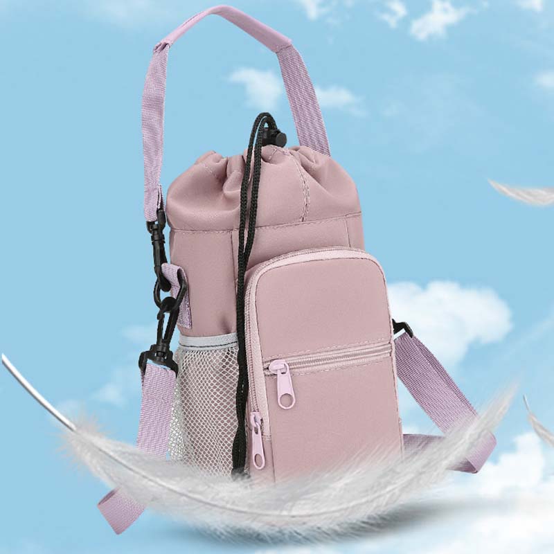 Multi-Functional Water Bottle Carrier Bag with Pockets