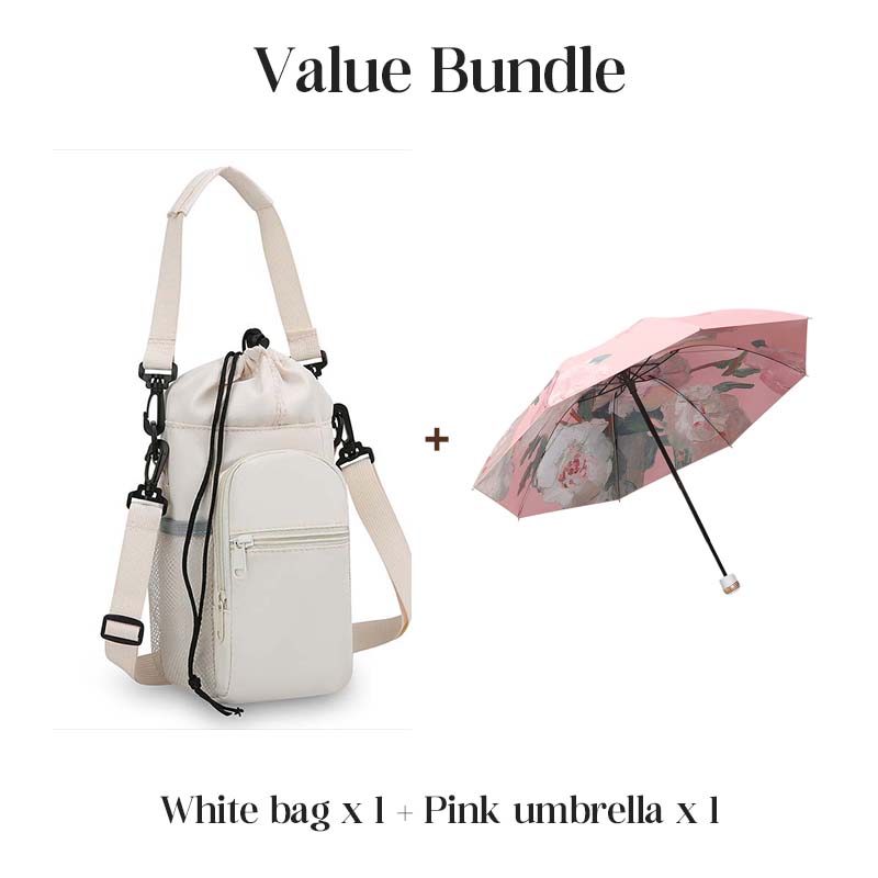 Multi-Functional Water Bottle Carrier Bag with Pockets