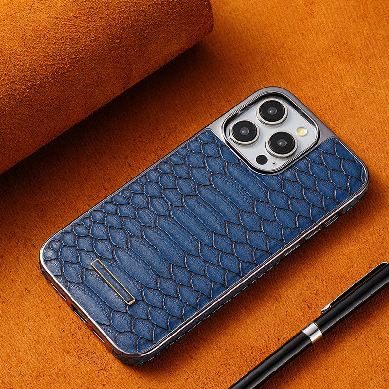 Snakeskin Texture Faux Leather Phone Case