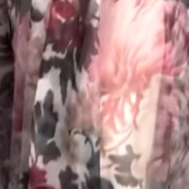 Elegant Floral Knit Top & Midi Skirt 2-Piece Set