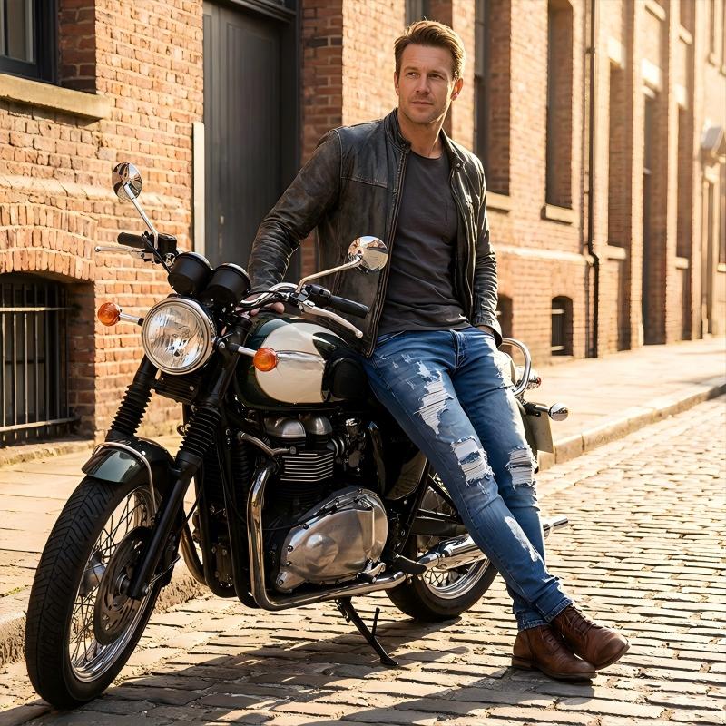 Men's Stylish Ripped Skinny Jeans