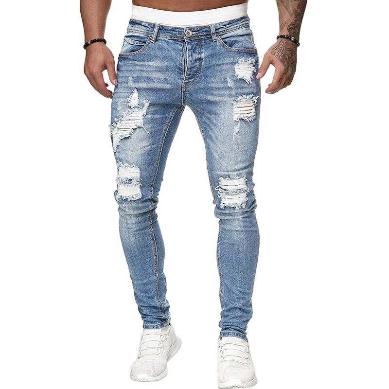 Men's Stylish Ripped Skinny Jeans