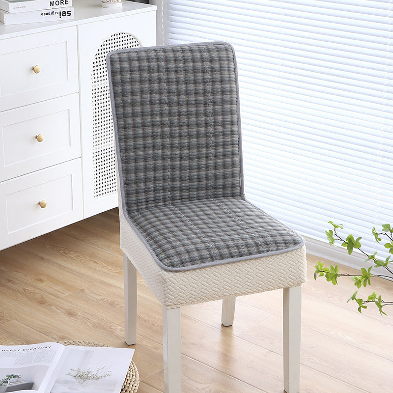 Full Coverage Chair Cover with Elegant Jacquard