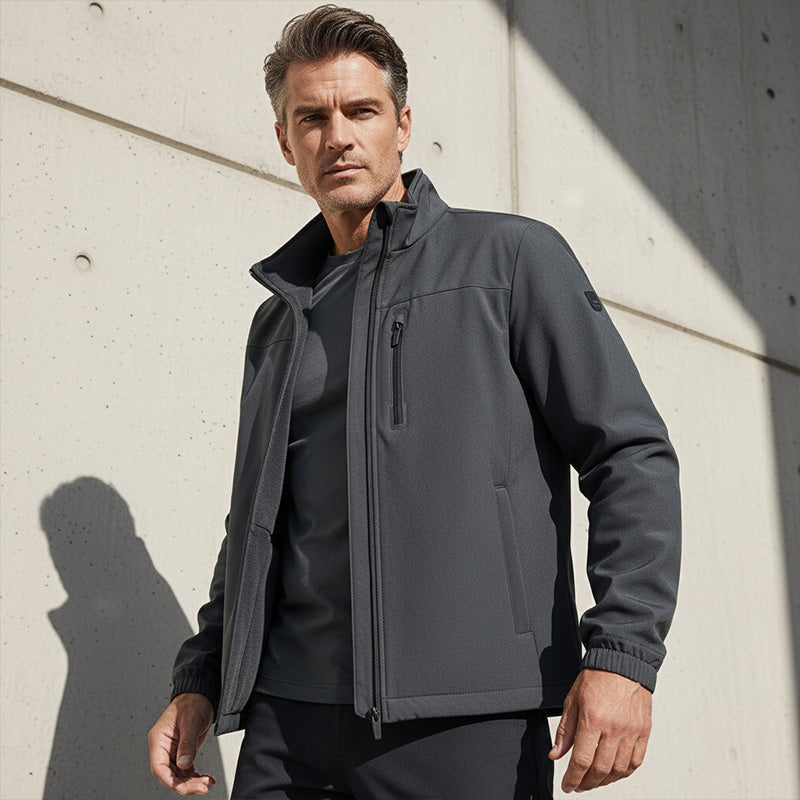 Men's Lightweight Reversible Stand Collar Jacket