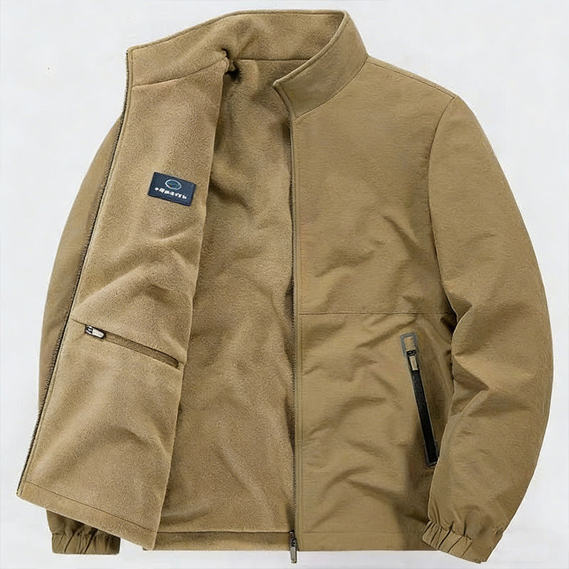 Men's Lightweight Reversible Stand Collar Jacket
