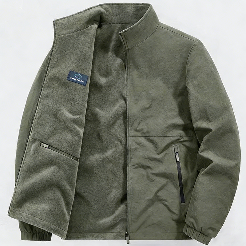 Men's Lightweight Reversible Stand Collar Jacket