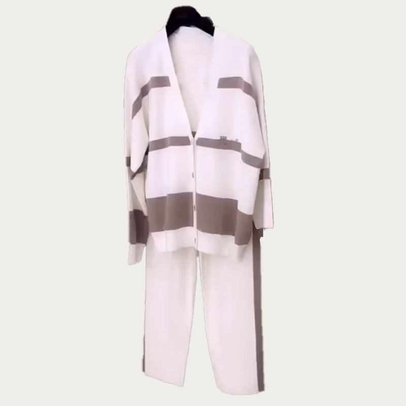 Striped Casual 2-Piece Set