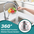 360° Swivel Dual Function Kitchen Faucet Aerator